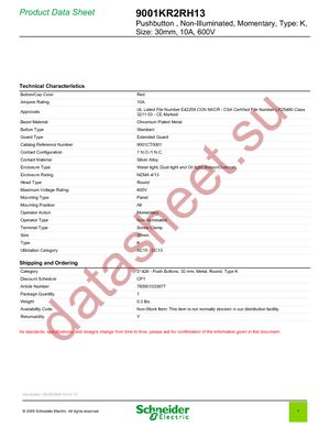 9001KR2RH13 datasheet  